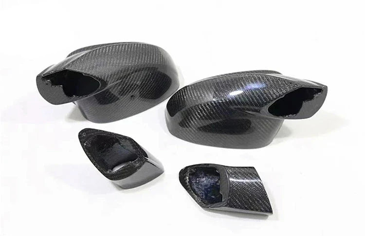 C Style Carbon Fiber Side Mirror Caps - Ferrari 488 GTB Spider