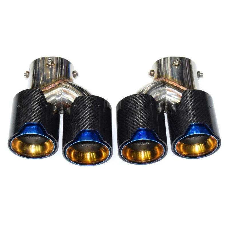 MP Style Carbon Fiber Dual Exhaust Tip Conversion - BMW B58 G20/G21/G22/G42 M40i
