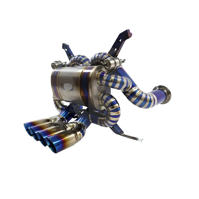 Titanium Alloy Exhaust System Performance Catback w/ Valve Muffler - Lamborghini Aventador LP700 6.5l V12