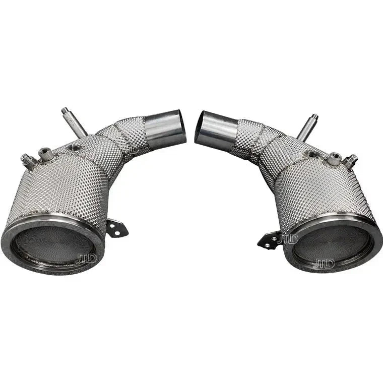 Performance DownPipe w/ heatshield (SS304)- Porsche 911 992 Carrera / Carrera Turbo S 3.0T 3.8T