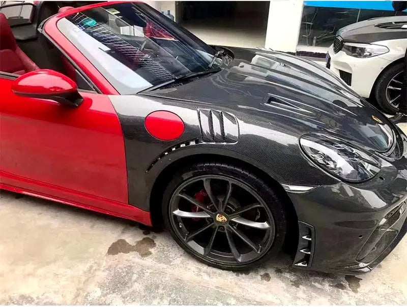 Porsche 718 Boxster/Cayman Carbon Fiber Vented Fenders