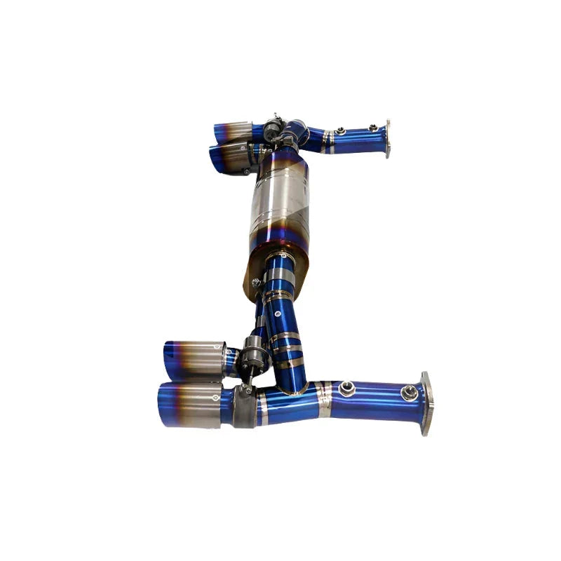 Performance Titanium alloy Tube Vacuum Catback Exhaust System - Porsche 911 991.2 Turbo S 3.8T