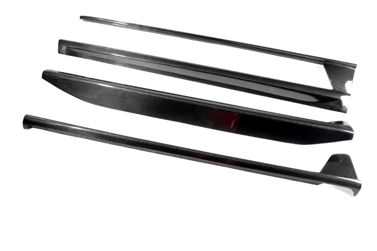 Carbon Fiber Winglet Side Skirt Extensions - Porsche 992 Carrera