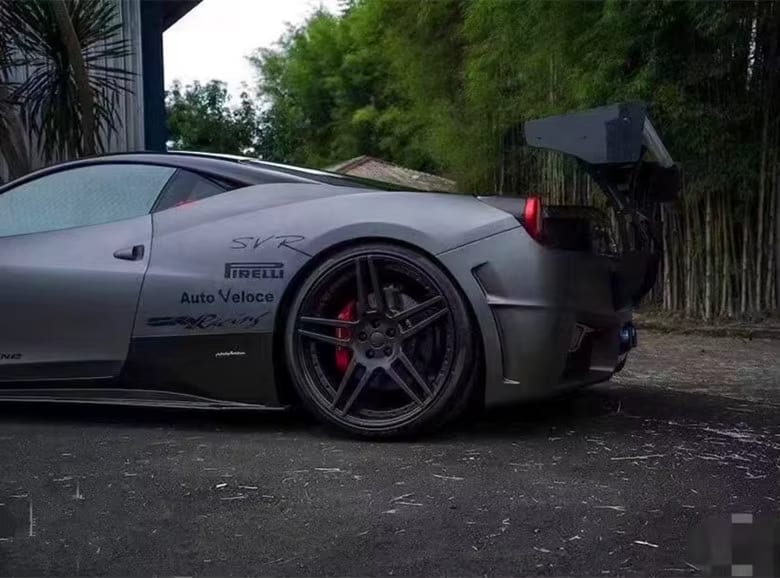 Prepreg Carbon Fiber Rear Wing - Ferrari 458