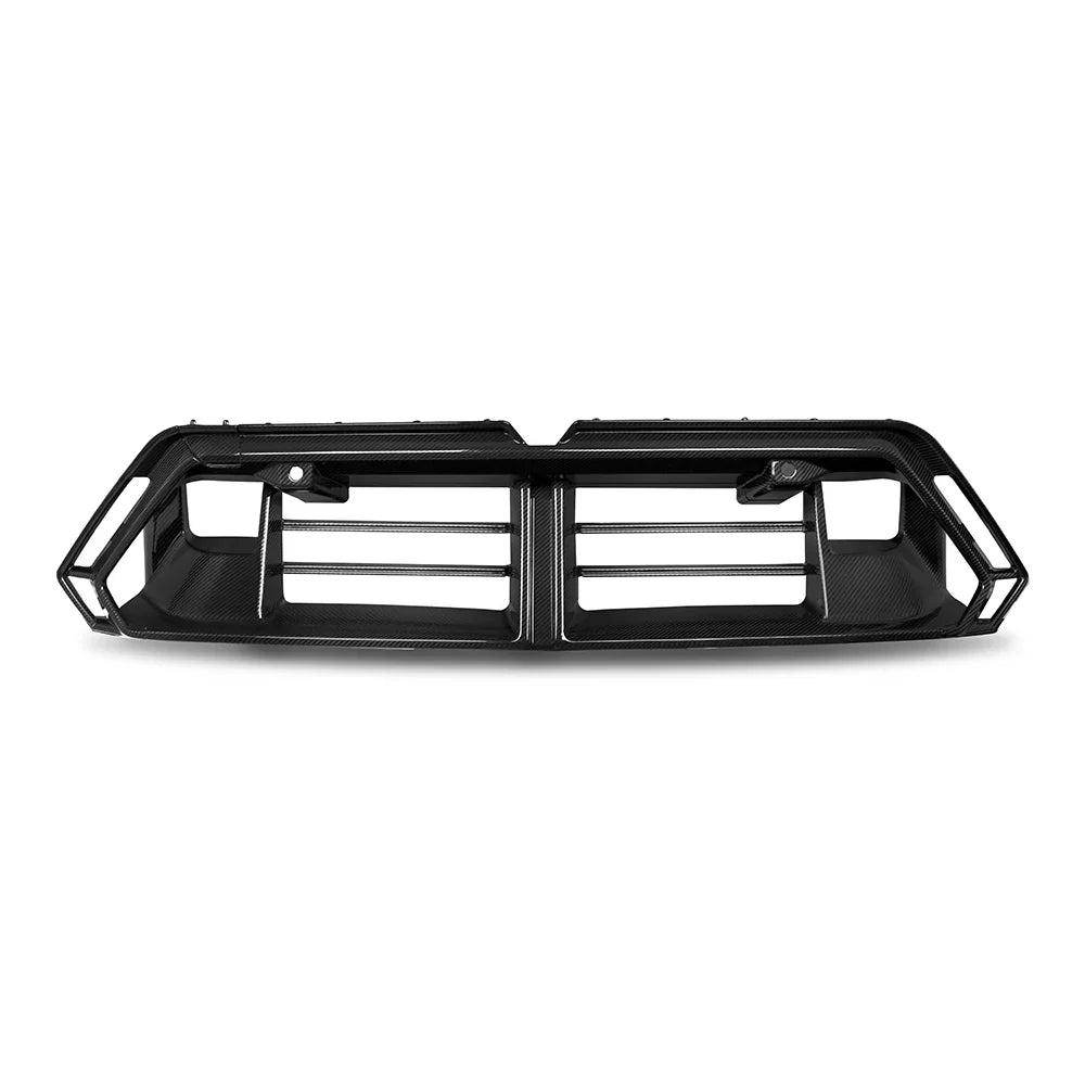 Prepreg Carbon Fiber Front Bumper Vent Center Trim - BMW M5 G90 G99