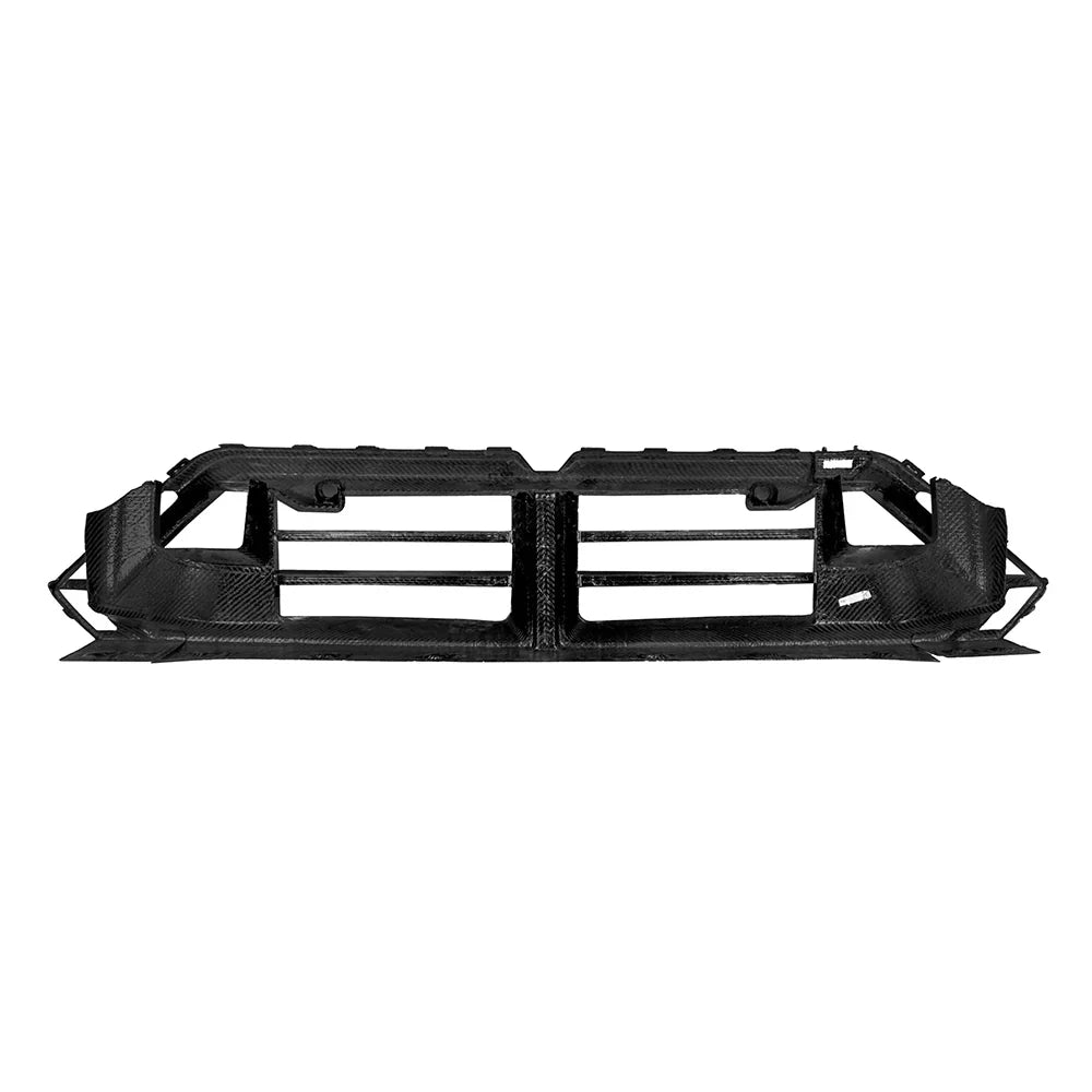 Prepreg Carbon Fiber Front Bumper Vent Center Trim - BMW M5 G90 G99