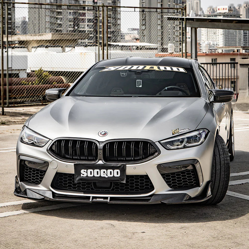 SOOQOO Carbon Fiber Front Lip - BMW M8 F91 F92 F93