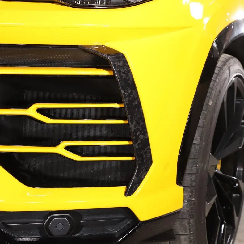 Dry Carbon Fiber Front Canard Air Intake Vents Trim - Lamborghini URUS
