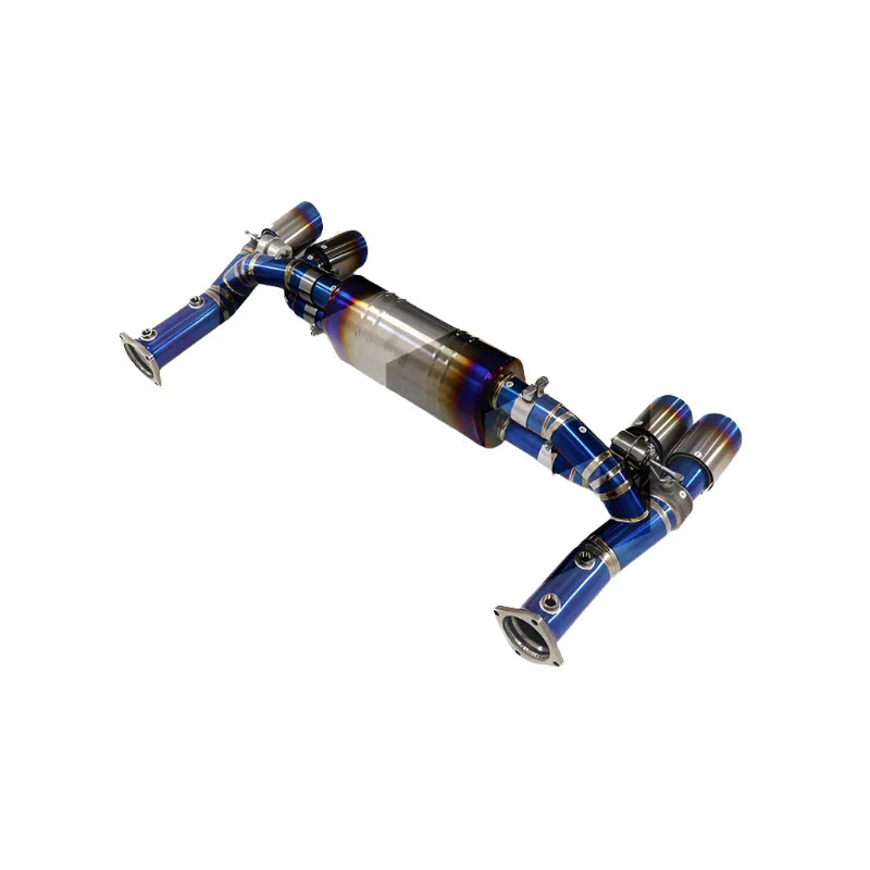 Performance Titanium alloy Tube Vacuum Catback Exhaust System - Porsche 911 991.2 Turbo S 3.8T