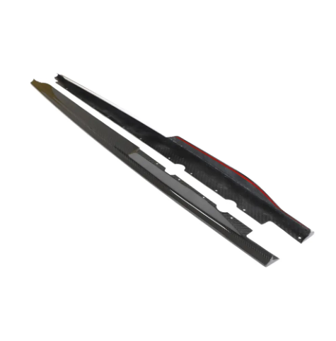 Audi R8 Gen 2 Carbon Fiber Side Skirt Extensions 2019-2024