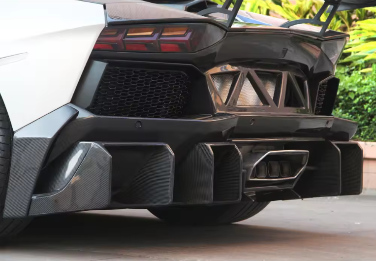 Lamborghini Aventador Full Carbon Fiber Rear Bumper