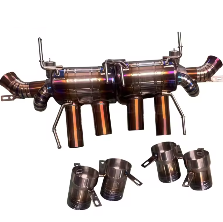 Ferrari 812 Titanium Valved Exhaust With Muffler