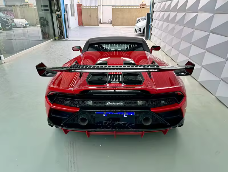 Lamborghini Huracan Carbon Fiber STO Style Wing