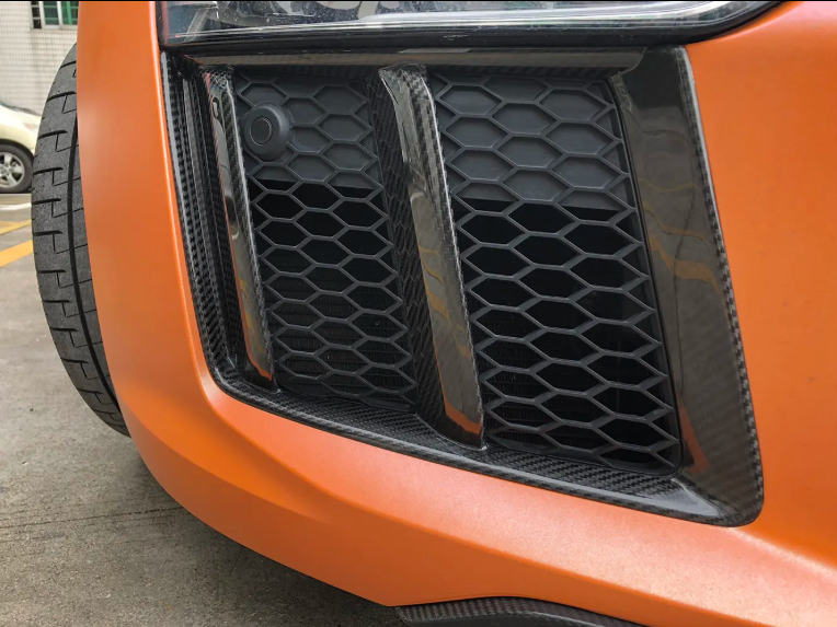 Audi R8 Carbon Fiber Front Bumper Air Duct Trim