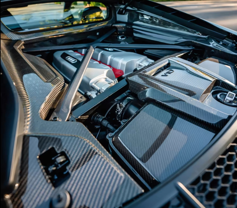 Audi R8 Gen 2 Carbon Fiber Engine Bay Cover Replacements