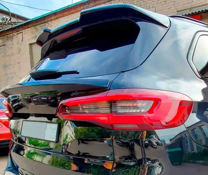 Glossy Black Rear Roof Spoiler Wing Spoiler - BMW X5 G05 M-Sport 2019-2023