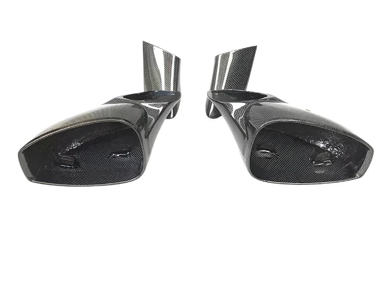 C Style Carbon Fiber Side Mirror Caps - Ferrari 488 GTB Spider