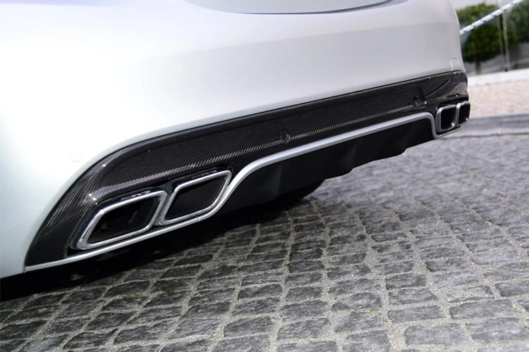 Square Mouth AMG Exhaust Pipe Tip - Mercedes C-Class W205