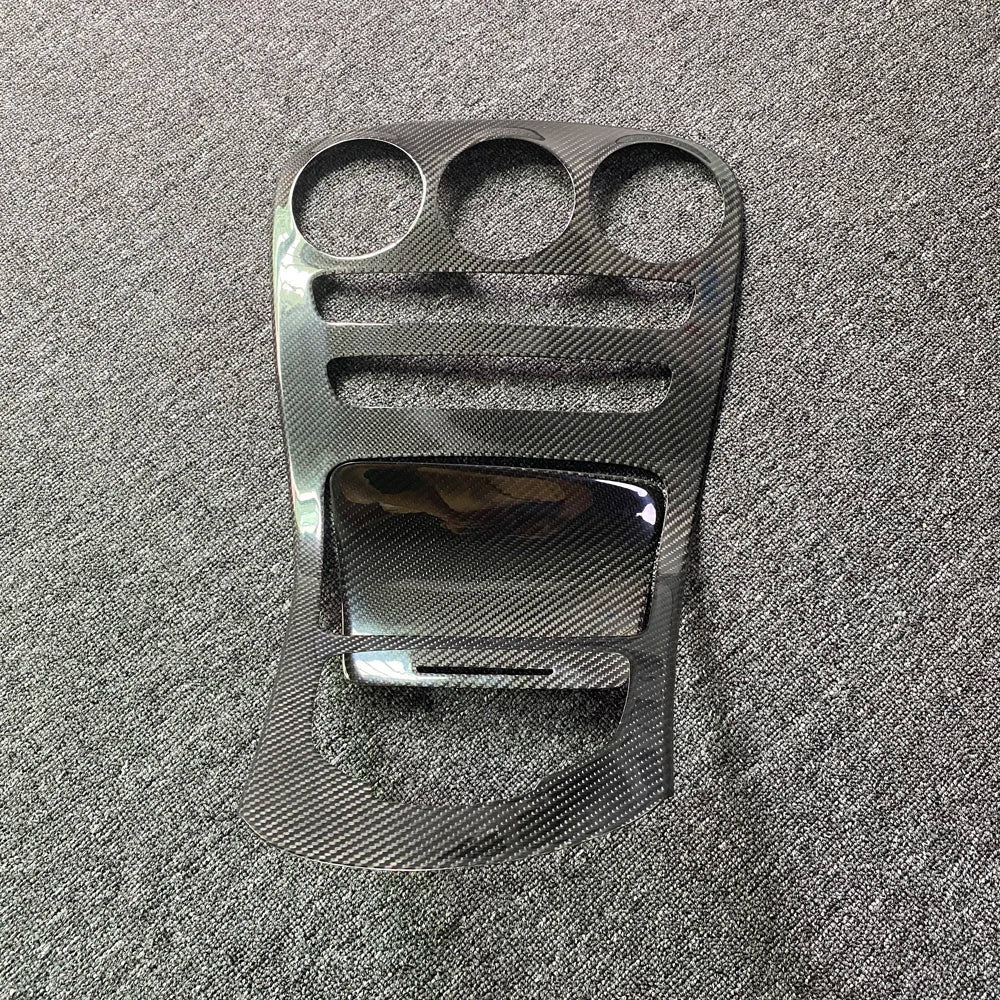 Carbon Fiber Interior Center Control Panel -Mercedes Benz W205 C Class Amg Coupe