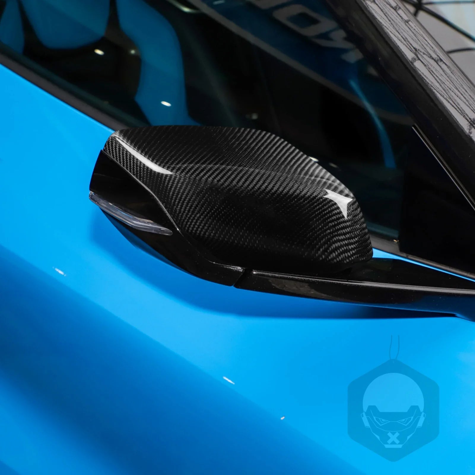 Carbon Fiber Mirror Caps - Corvette C8 20-22