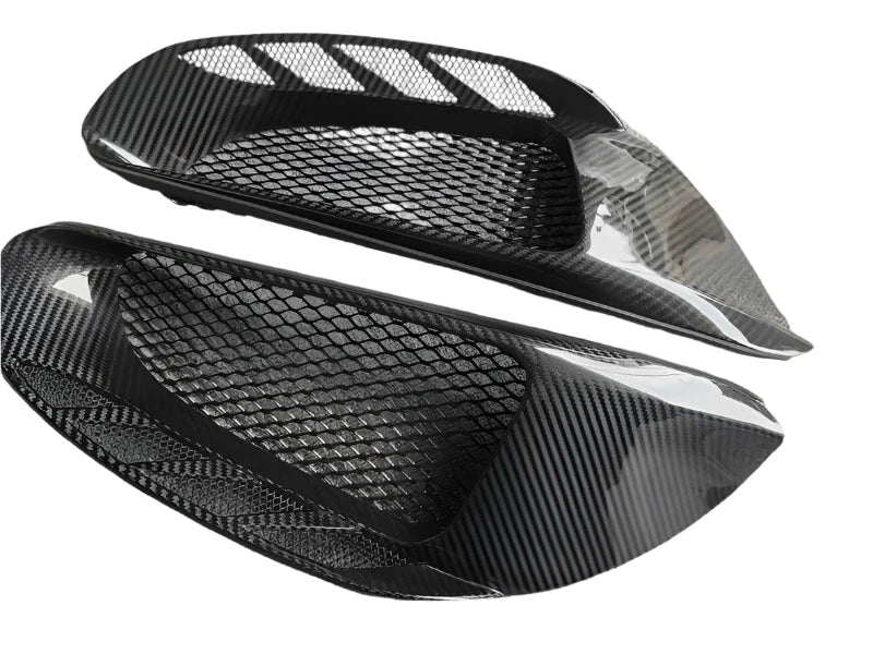 P Style Carbon Fiber Side Airvent Replacement - Ferrari 488 GTB Spider