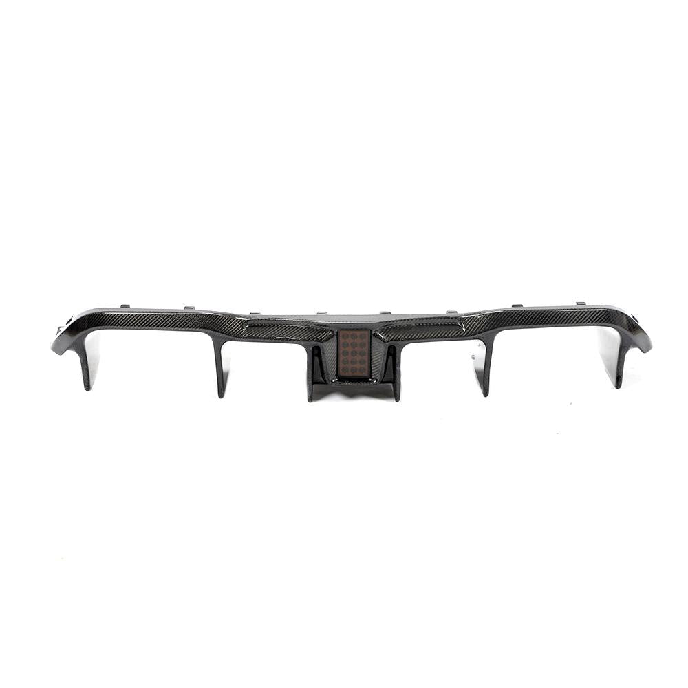 Signature Carbon Fiber Rear Diffuser w/ LED Light - BMW F87 M2