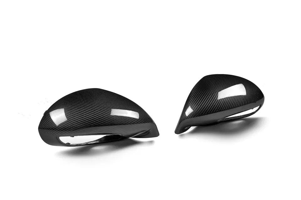 Sport Style Carbon Fiber Mirror Cap Set - Porsche 991 911 & 981 Cayman / Boxster