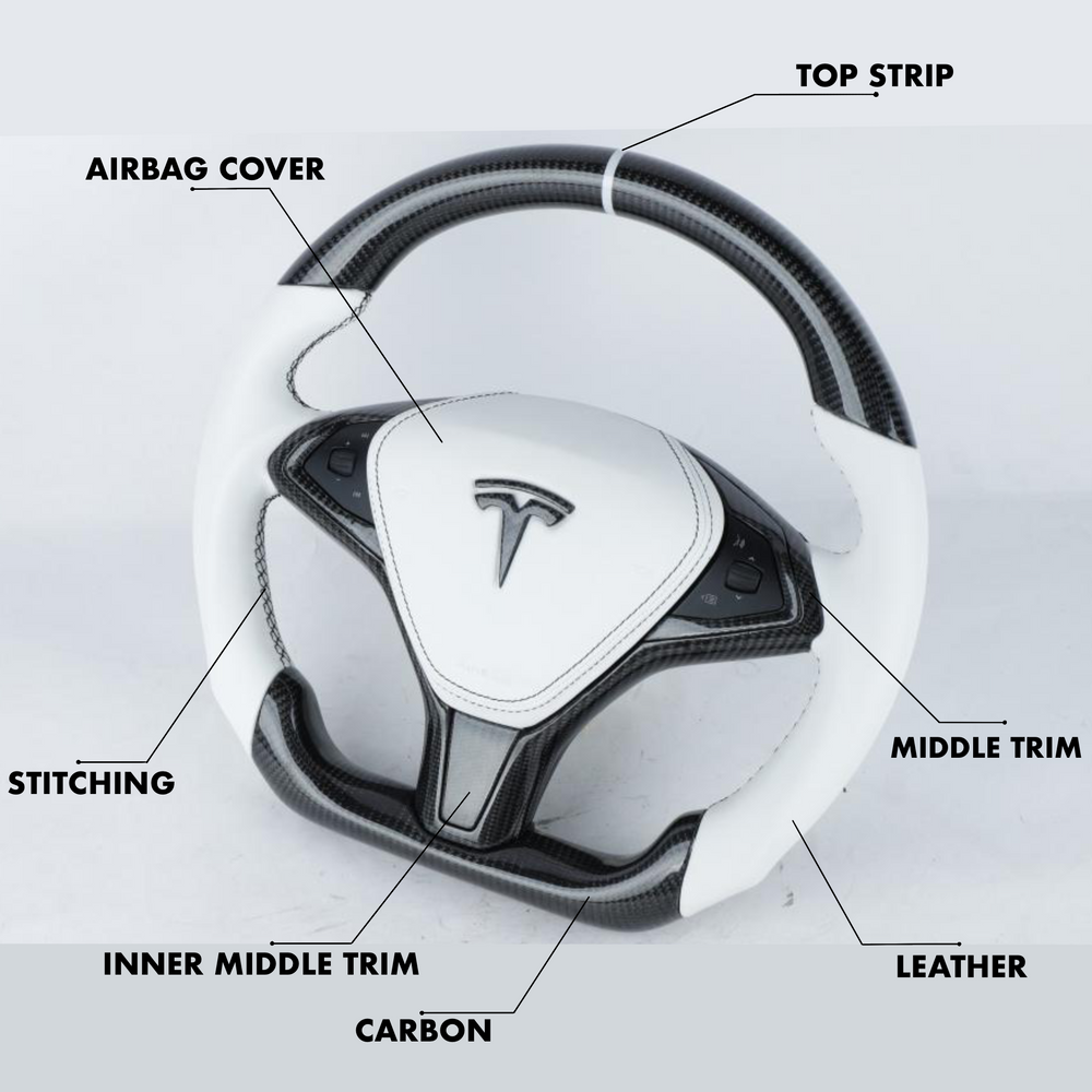 Tesla Model X - Full Custom Steering Wheel