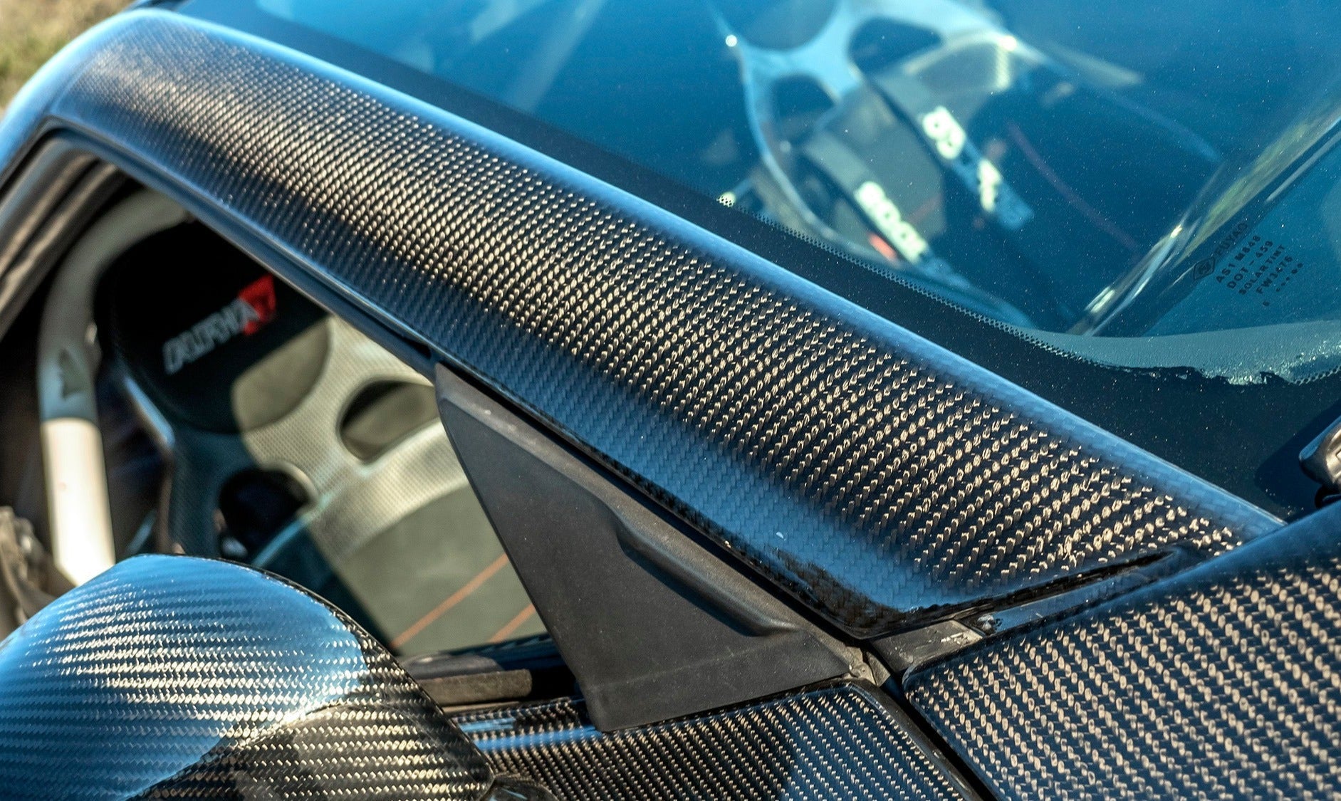 Carbon Fiber Car A Pillar - Nissan GTR R35