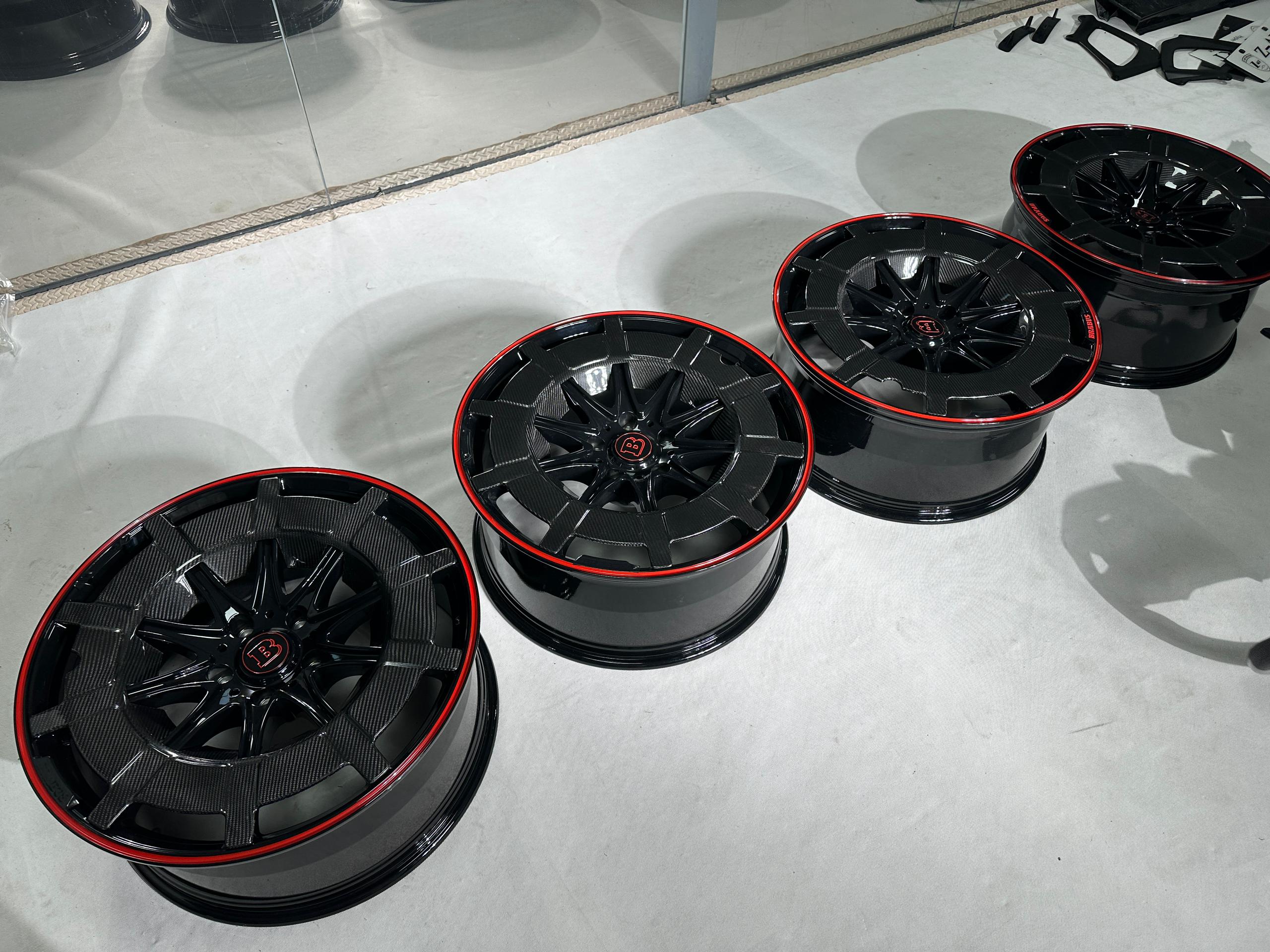 Carbon Fiber B Style Wheels - Mercedes G-Class, GLS, GLE Coupe