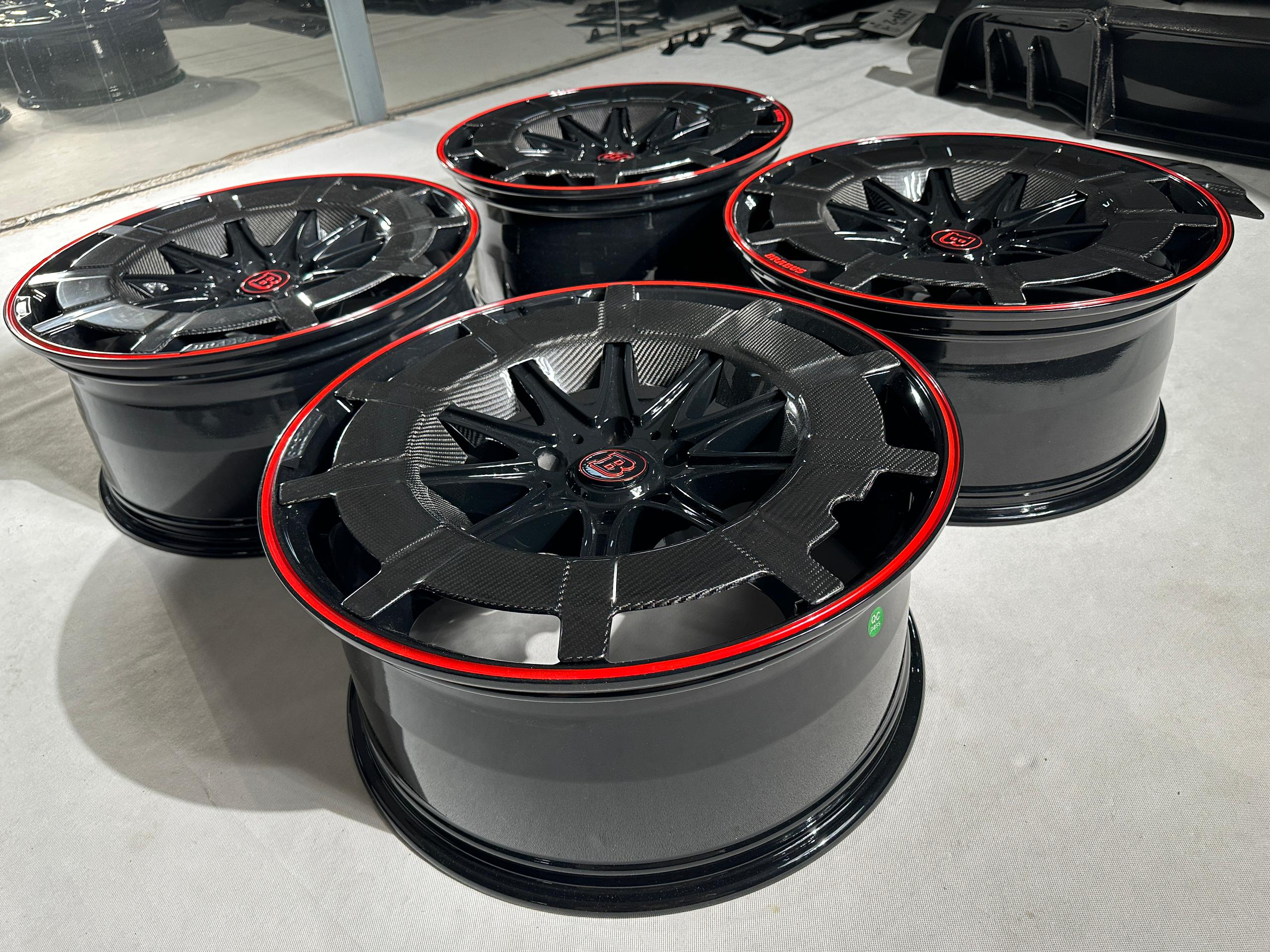 Carbon Fiber B Style Wheels - Mercedes G-Class, GLS, GLE Coupe