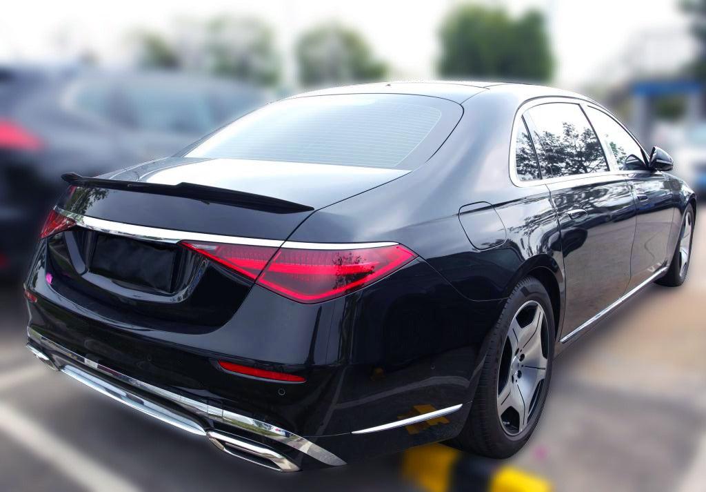 X Style Carbon Fiber Trunk Spoiler - Mercedes Benz W223 S-Class