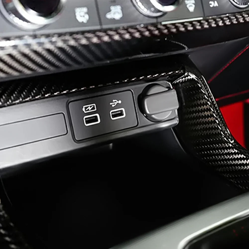 Carbon Fiber Central Console Side Trim - Honda Civic Type R FL5 23+