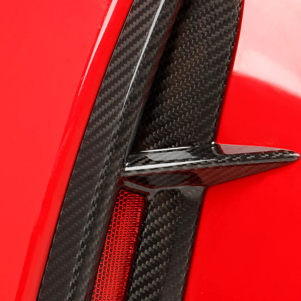 Carbon Fiber Rear Bumper Trim - Honda 11th Civic Type R FL5