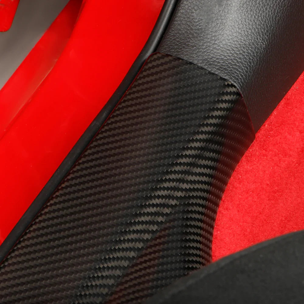 Carbon Fiber Front/Rear Car Door Sill Trim Set - 11th Civic Type R FL5