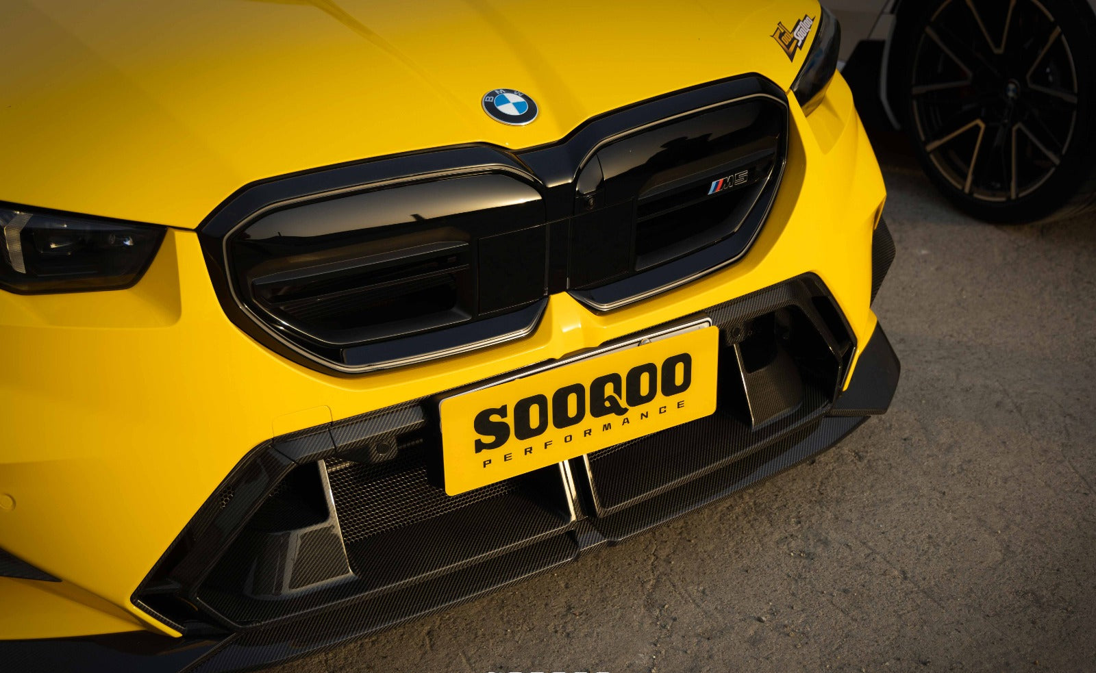 Prepreg Carbon Fiber SQ Front Splitter Lip - BMW M5 G90 G99 4-Door 2025+