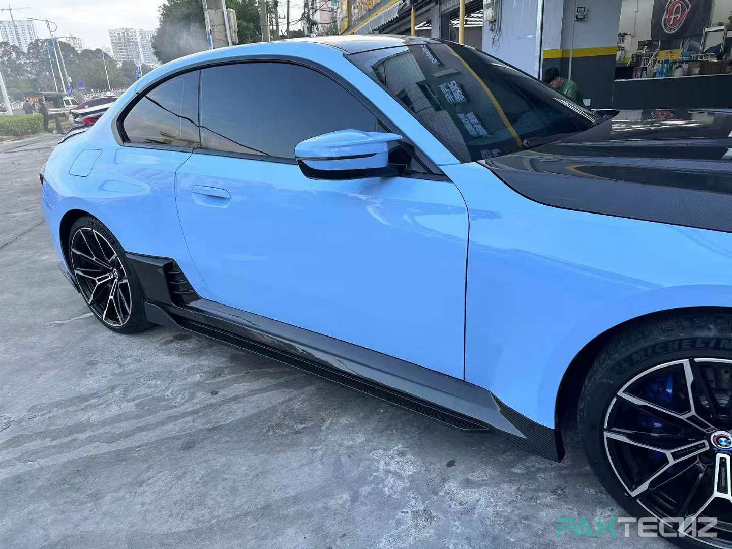 Prepreg Carbon Fiber PT Style Side Skirt – BMW M2 G87