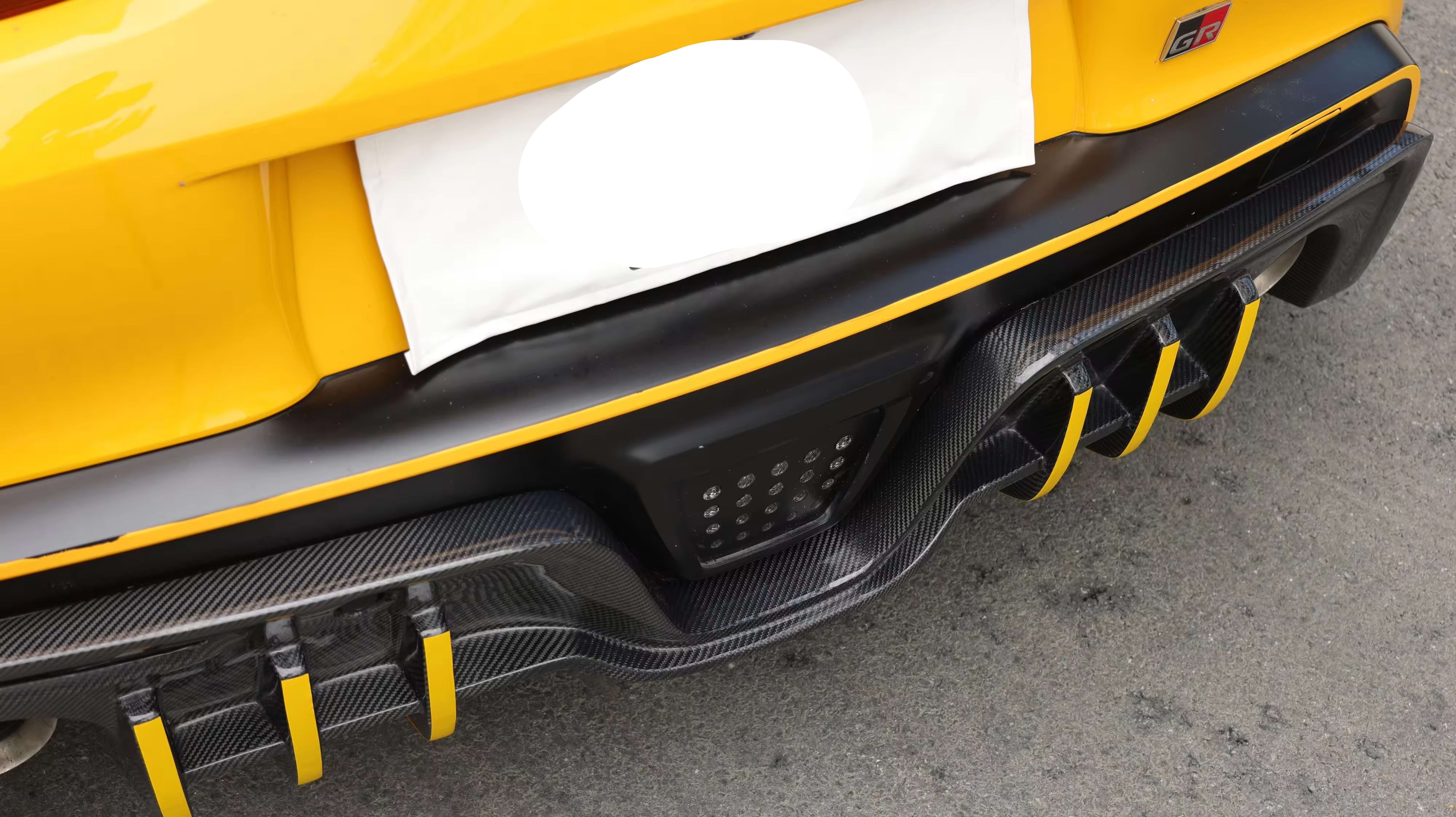 Carbon Fiber TCI Rear Bumper Diffuser - Toyota GR Supra A90 MK5