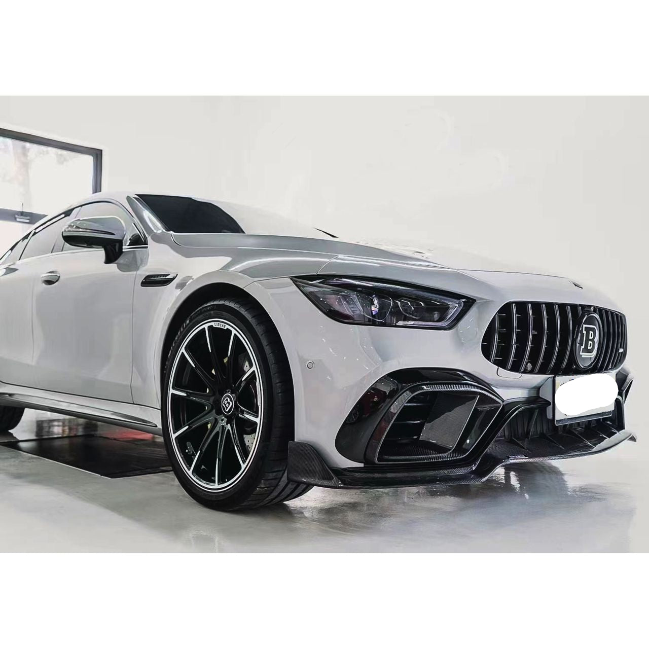B-style Carbon Fiber Front Lip - Mercedes Benz AMG GT63 GT50