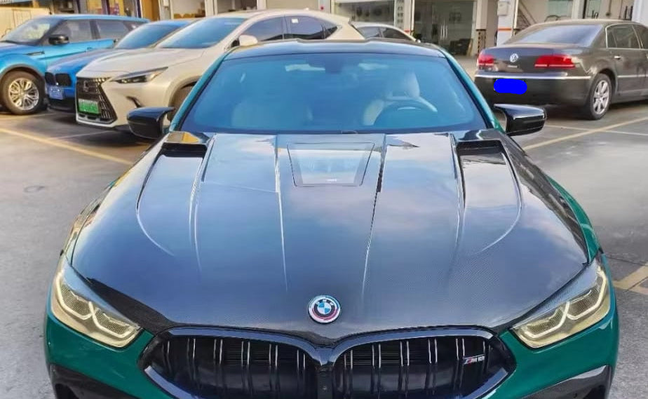 Carbon Fiber IMP Style Engine Hood Cover - BMW M8 / 8series