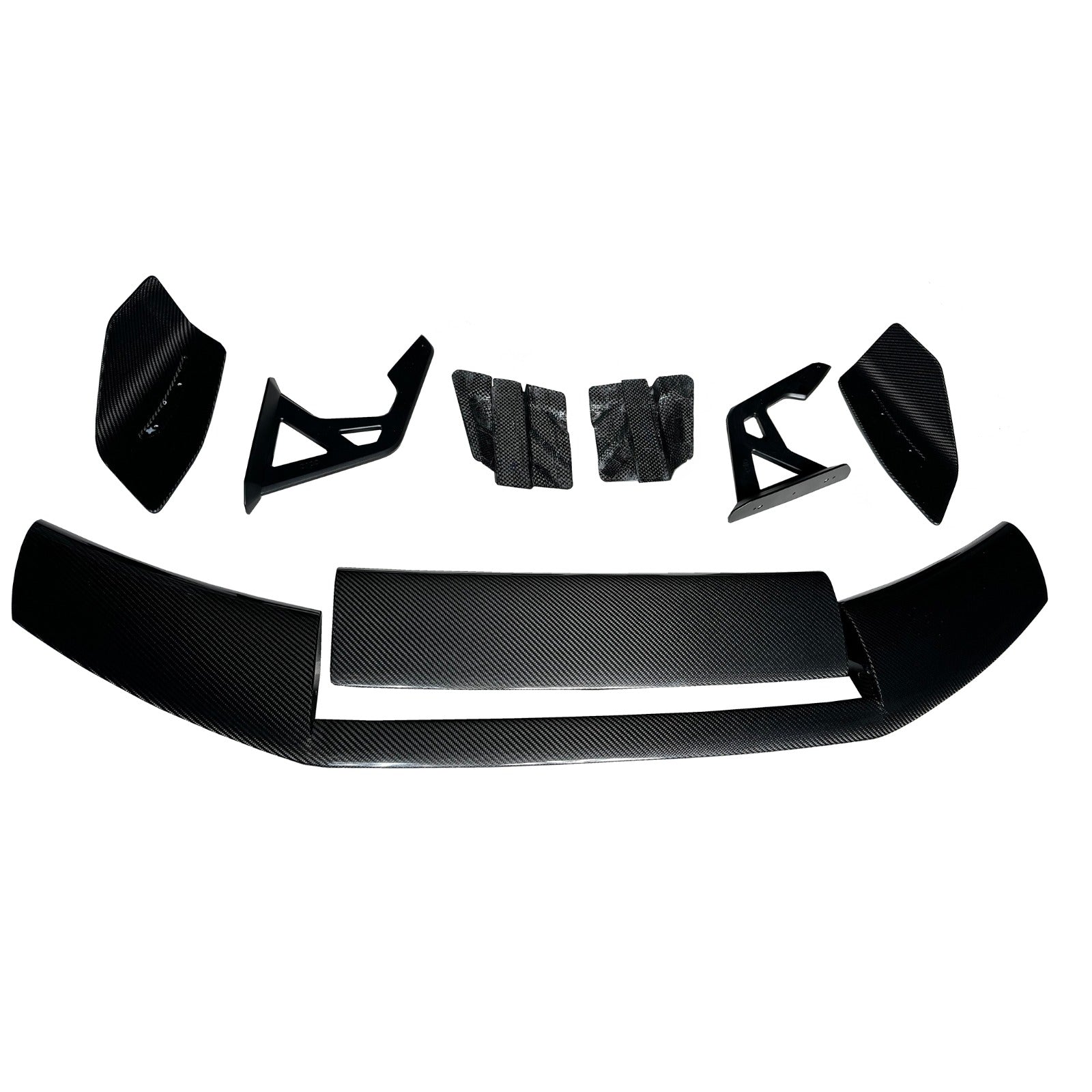 AD Style Carbon Fiber Swan Neck Wing V3 - BMW G87 M2 G80 M3 G82 M4