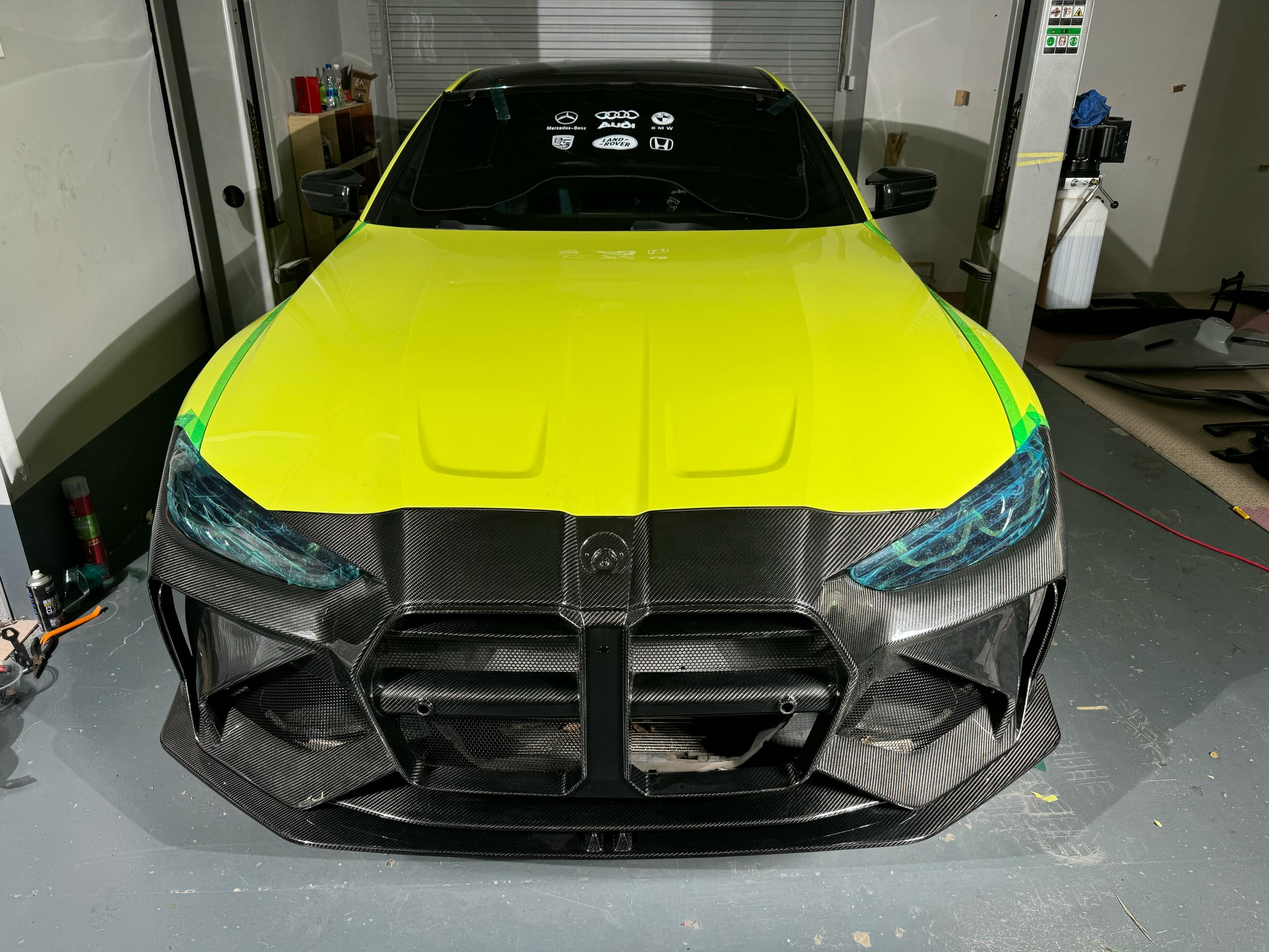 Carbon Fiber AD Style Front Bumper With Front Lip - BMW G80 M3/G82/G83 M4