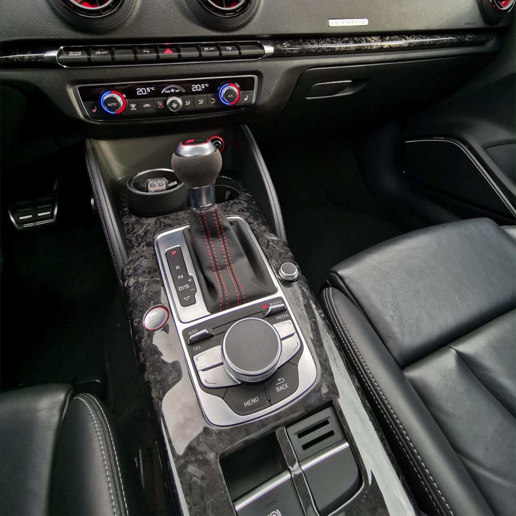 Forged Carbon Fiber Center Console Trim A3/S3/RS3