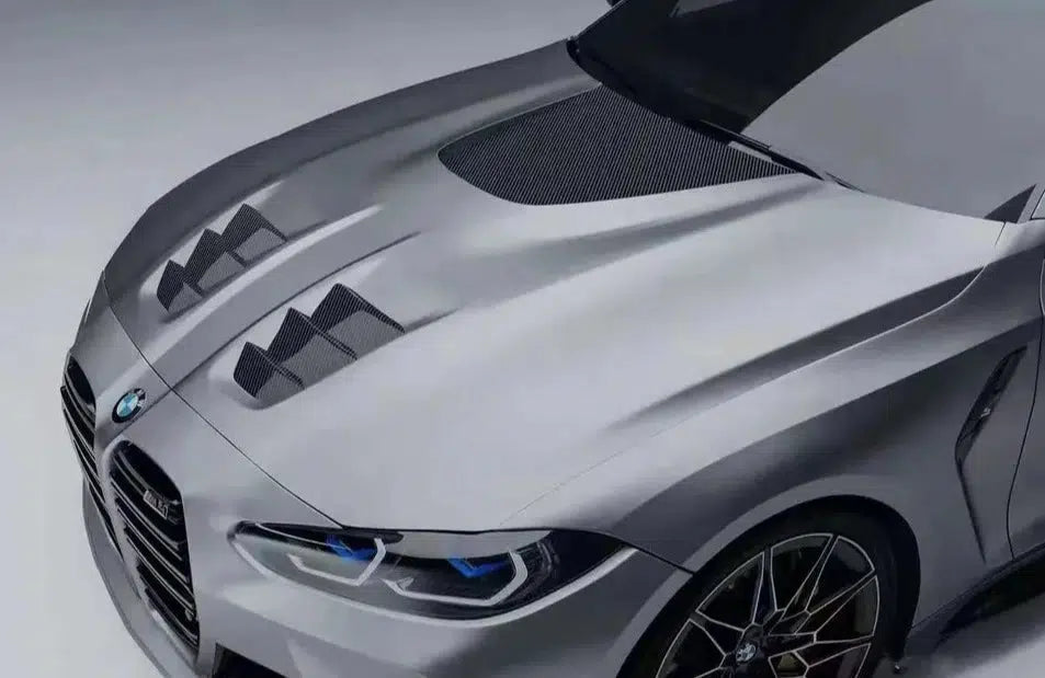 BMW G80/G82 M3/M4 Full Carbon Fiber Vented Bonnet Hood
