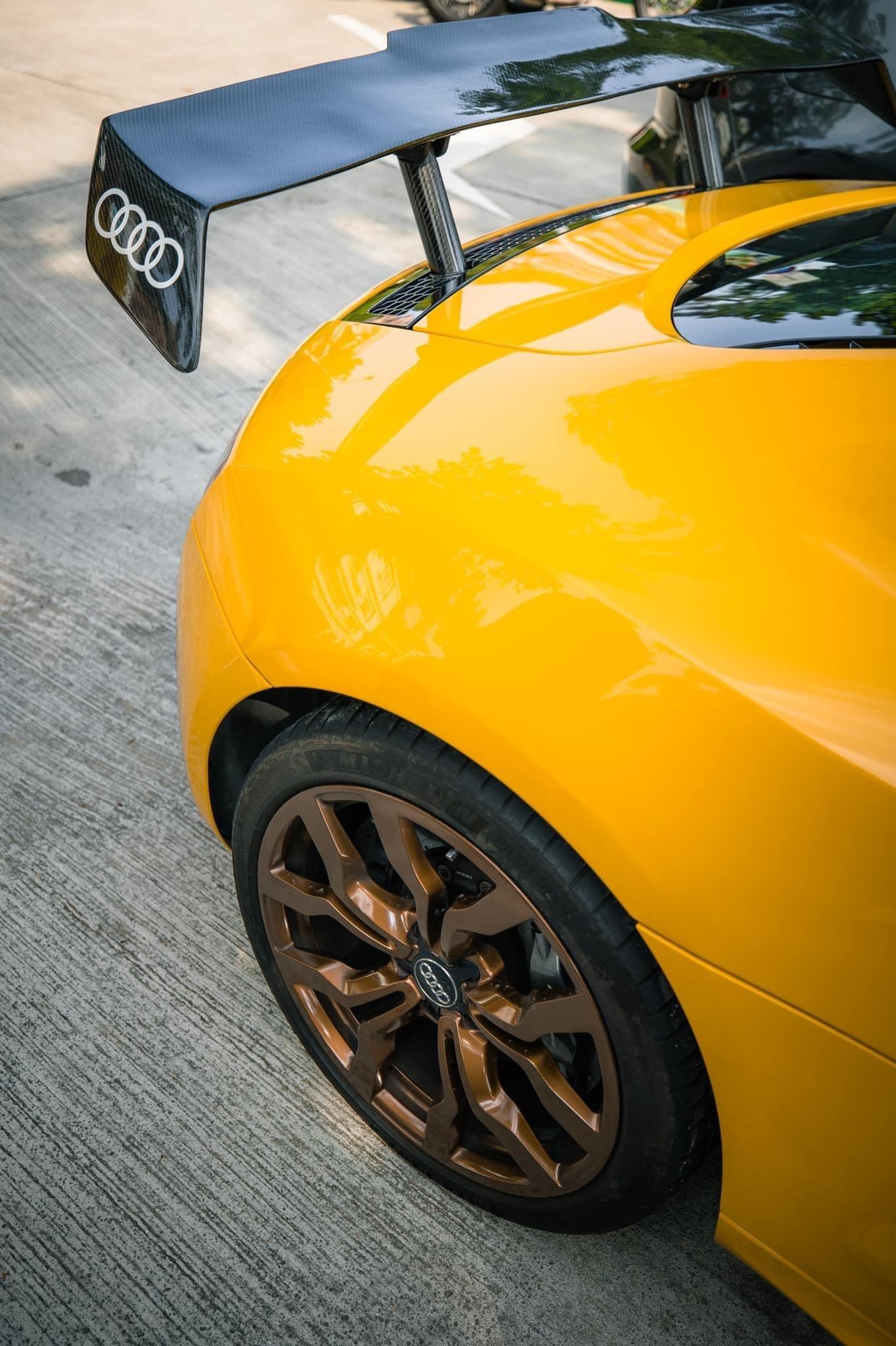 Audi R8 Gen 1 Carbon Fiber GT Wing With Base Panel