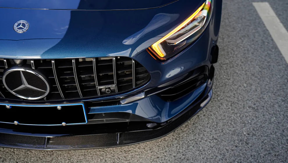 Paktechz Prepreg Carbon Fiber Front Splitter Lip - Mercedes Benz W177 AMG A45 A45s