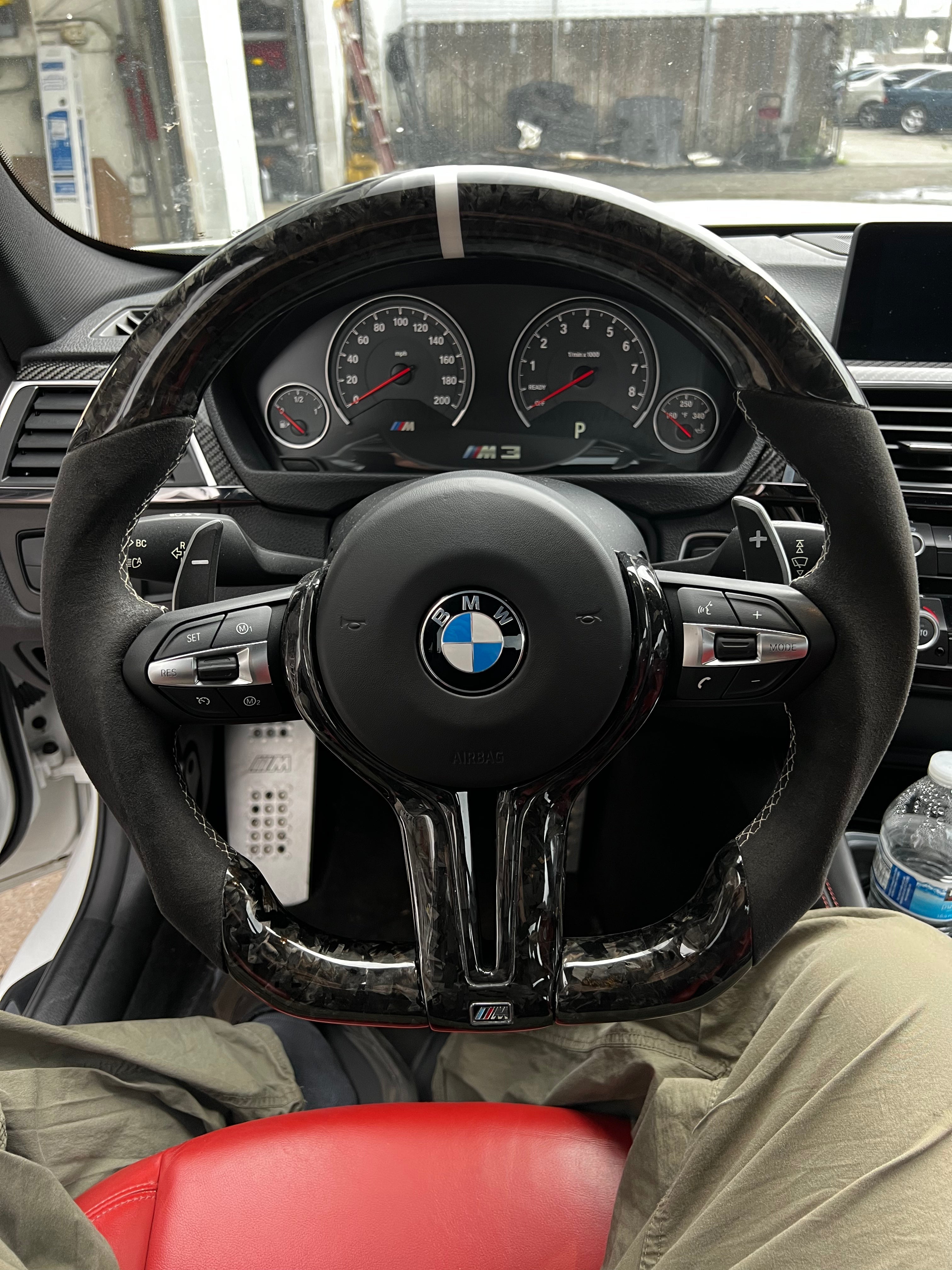 Carbon Fiber Steering Wheel Trim
