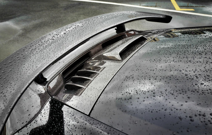 Prepreg Carbon Fiber Engine Lid - Porsche 992 Turbo S