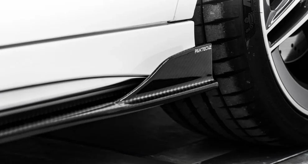 Paktechz Prepreg Dry Carbon Fiber Side Skirts - Mercedes Benz W118 C118 CLA200 CLA250 AMG CLA35 CLA45S