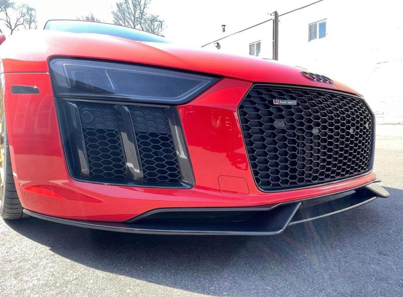 Audi R8 3Pc Artisan Carbon Fiber Front Lip